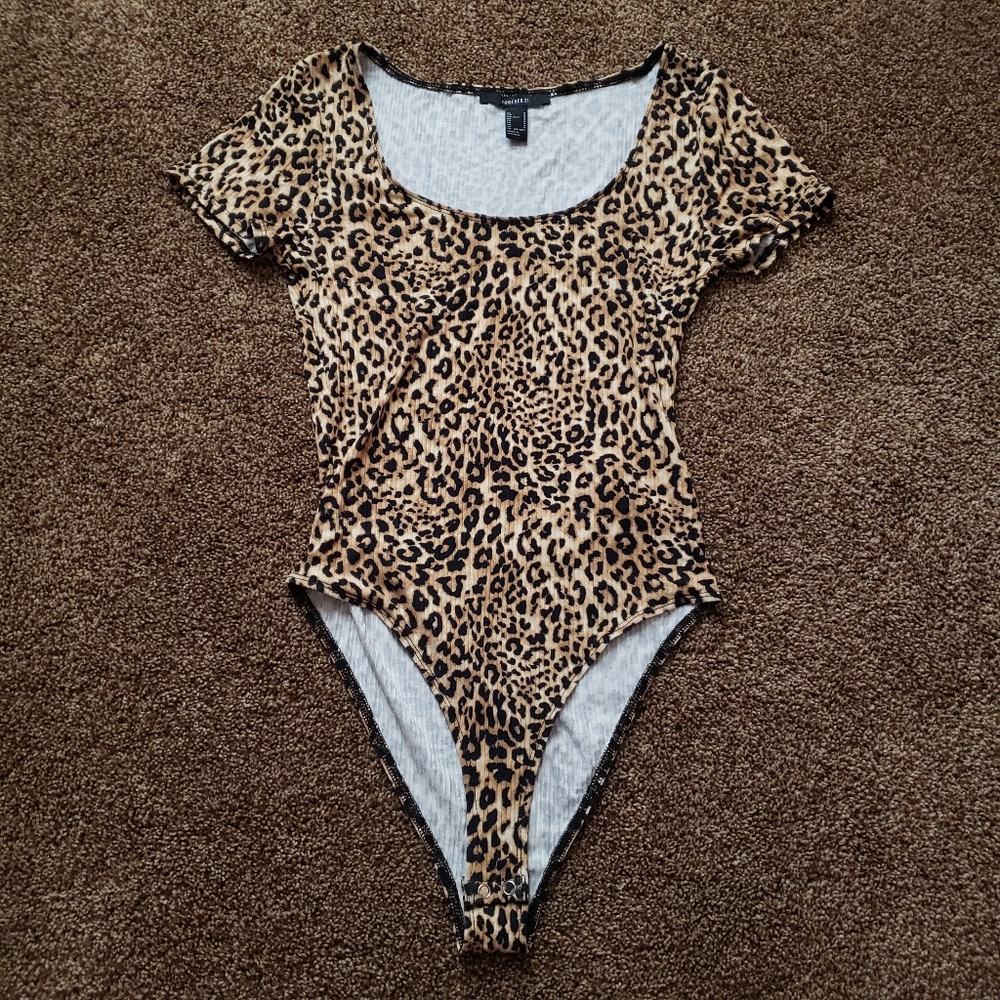 Forever 21 leopard print body suit